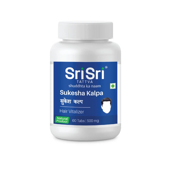 Sri Sri Tattva Ayurvedic Sukesha Kalpa - Hair Vitalizer, 60 Tablets | 500mg