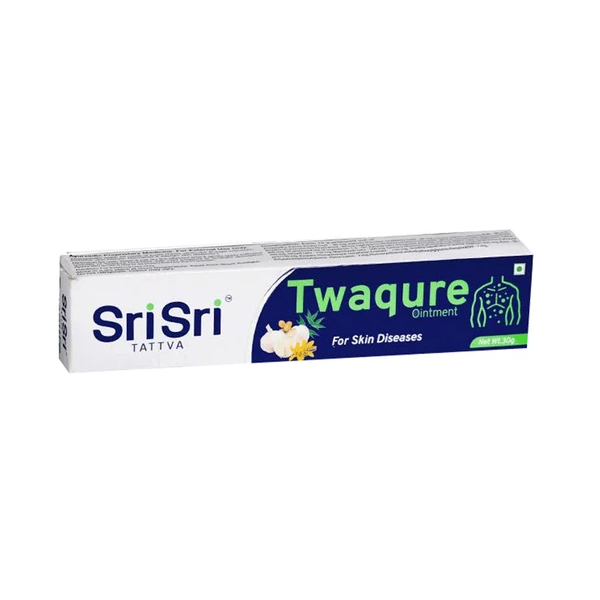 Sri Sri Tattva Ayurvedic Twaqure Ointment (30g) - For eczema, dermatitis, and allergic skin disease