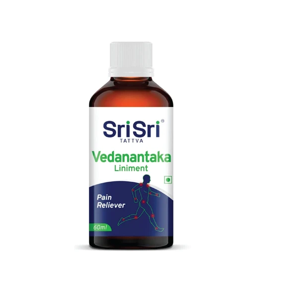 Sri Sri Tattva Ayurvedic Vedanantaka Liniment - Pain Reliever, 60ml