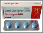 Suhagra 100 4 Tablet - For used to treat erectile dysfunction (impotence)