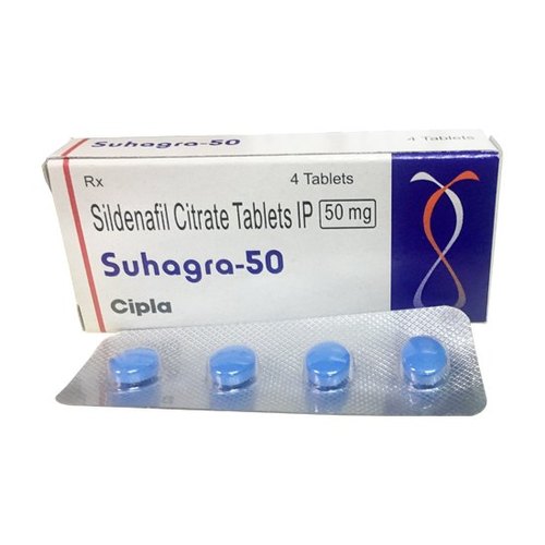 Suhagra 50 Tablet - 4 Tablets for Erectile dysfunction