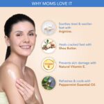 The Moms Co. Natural Foot (50 gm) Cream For Swollen Ankles and Feet, cracked heels and tired feet and ankles - Image 2