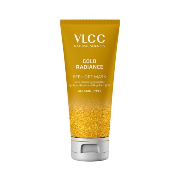 VLCC Gold Radiance Peel-Off Mask 90gm for blackheads, blemishes