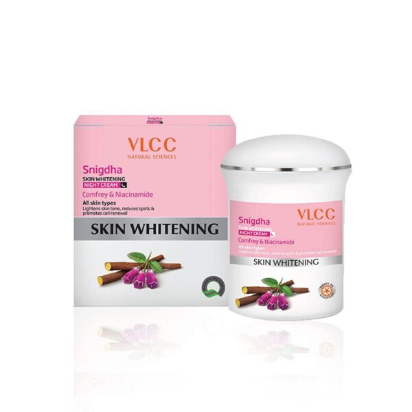 VLCC Snigdha Skin Whitening (Night Cream) 50g for WHITENING, BRIGHTENING, EVEN SKIN TONE