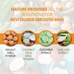 VLCC Walnut Coconut Revitalizing and Nourishing Scrub 90gm for purifies skin, Removes dirt - Image 5