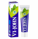 Vi-John Mint Shaving Cream For Men - 125Gm For Sensitive Skin Enriched With Tea Tree Essential Oil