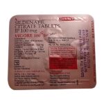 Vigore 100 Red 4 Tablet - For used to treat erectile dysfunction - Image 2