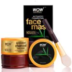 WOW Activated Charcoal Face Mask with PM 2.5 Anti-Pollution Shield No Parabens & Mineral Oil Wash Off Face Mask - 200 ml
