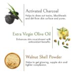 WOW Activated Charcoal Face Scrub - No Parabens & Mineral Oil - 100 ml - Image 4