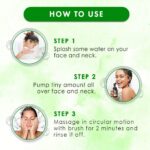 WOW Skin Science Apple Cider Vinegar Foaming Face Wash (100 ml) - No Parabens, Sulphate & Silicones (with built-in brush) - Image 5