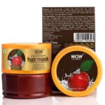 WOW Skin Science Apple Cider Vinegar Hair Mask with Apple Cider Vinegar & Sweet Almond Oil - 200 ml - Image 3