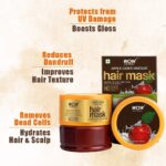 WOW Skin Science Apple Cider Vinegar Hair Mask with Apple Cider Vinegar & Sweet Almond Oil - 200 ml - Image 4