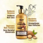 WOW Skin Science Moroccan Argan Oil Shampoo (with DHT Blocker) - No Sulphates, Parabens, Silicones, Salt & Colour - 300 ml - Image 3