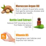 WOW Skin Science Moroccan Argan Oil Shampoo (with DHT Blocker) - No Sulphates, Parabens, Silicones, Salt & Colour - 300 ml - Image 4