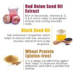 WOW Skin Science Red Onion Black Seed Oil Hair Conditioner with Red Onion Seed Oil Extract, Black Seed Oil & Hydrolyzed Wheat Protein - No Parabens, Mineral Oil, Silicones, Color & PEG - 300 ml - Image 5