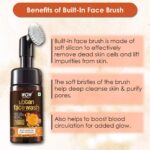 WOW Skin Science Ubtan Foaming Face Wash with Built-In Face Brush for deep cleansing - No Parabens, Sulphate, Silicones & Color - Face Wash (100 ml) - Image 4