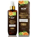 WOW Skin Science Vitamin C Skin Mist Toner with Lemon Essential Oil, Orange Essential Oil With Hazel & Aloe Vera Extracts - For All Skin Types - No Parabens, Silicones, Mineral Oil & Sulphates - 200 ml