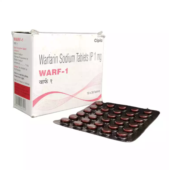 Warf 1mg Tablet - 30 Tablets For Blood clots