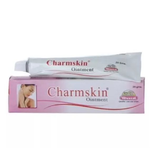 Wheezal Charmskin Ointment (25gm) For Pimples, Itching