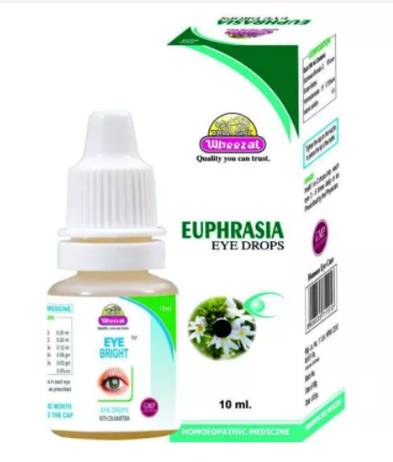 Wheezal Euphrasia Eye Drops For Complete Eye Care 10ML for Conjunctivitis Blood Shot Eyes