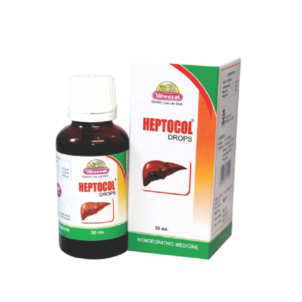 Wheezal Homeopathic Heptocol Drop (30ml) for jaundice liver pain loss of appetite
