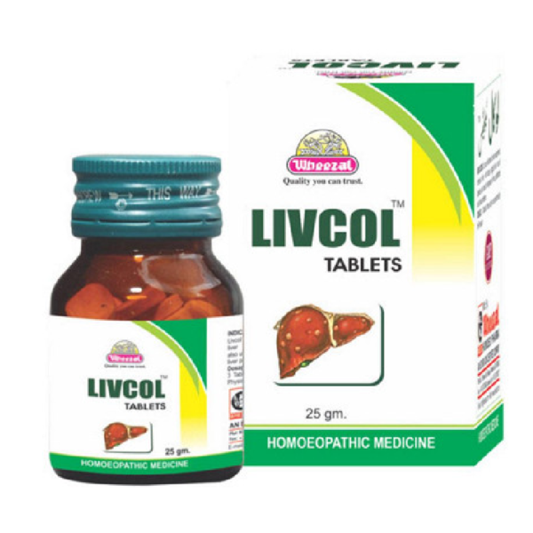 Wheezal Livcol Tablet (25gm) For Digestion, liver Care