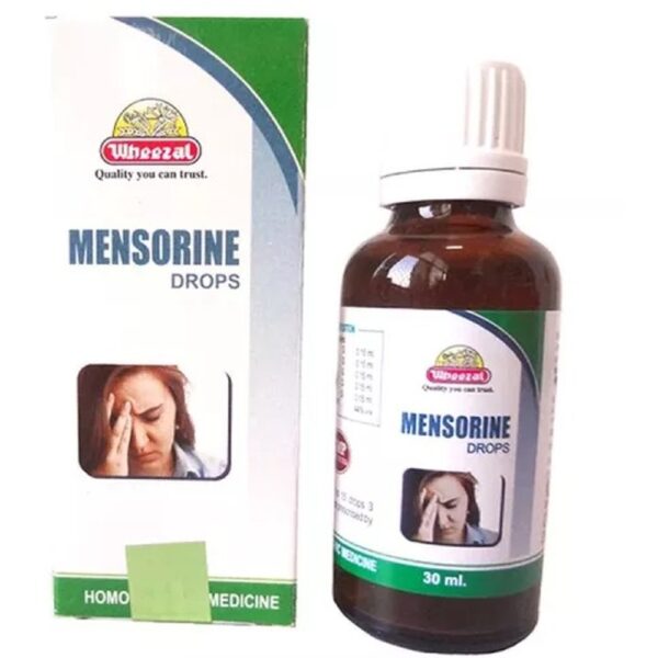 Wheezal Homeopathic Mensorine Drop (30ml) for delayed Menses, amenorrhoea, irregular menstruation