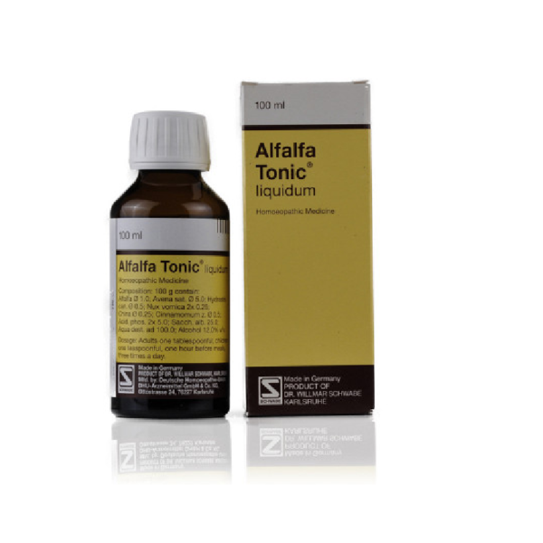 Dr Willmar Schwabe Germany Homeopathic Alfalfa Tonic (100ml) for improving digestion anemia