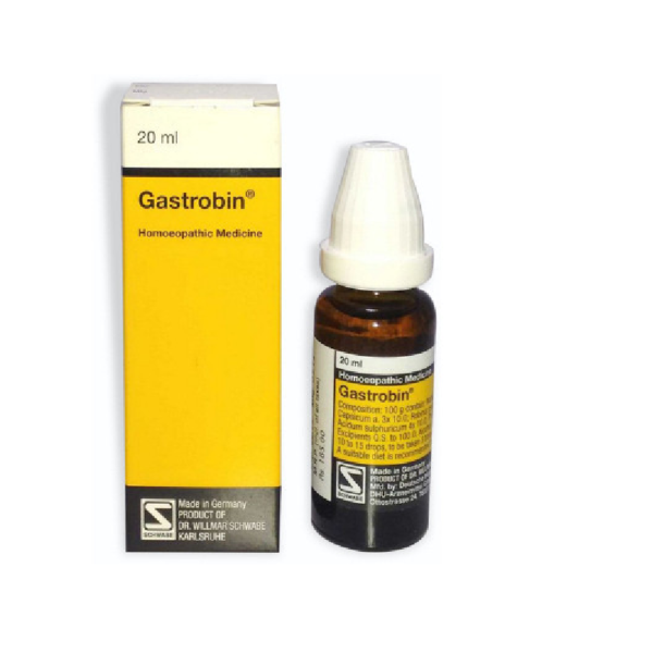 Dr Willmar Schwabe Germany Homeopathic Gastrobin (20ml) for acidity relieves gas