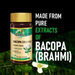 Zandu Bacopa (Brahmi) 60 Veg capsules For anxiety and stress, inflammation, Memory, Mental Agility - Image 2