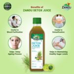 Zandu Detox Juice (500 ml) For healthy sugar levels, overall health, purification of blood - Image 4