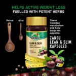 Zandu Lean & Slim Metabolism 60 Veg Capsules For Weight Loss, Metabolism, Weight Management - Image 5