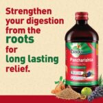 Zandu Pancharishta (450ml) For gas, bloating, acidity and indigestion, digestive immunity and digestive health - Image 2