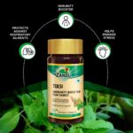 Zandu Tulsi (60 Veg Capsules) For bronchitis, asthma, flu, cough and cold, chest congestion and influenza - Image 3