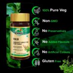 Zandu Tulsi (60 Veg Capsules) For bronchitis, asthma, flu, cough and cold, chest congestion and influenza - Image 4