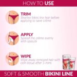 everteen NATURAL Hair Removal Cream - 50 gm For Bikini Line and Underarms in Women and Girls - Image 4