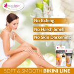 everteen RADIANCE Bikini Line Hair Remover Creme with Charcoal, Kojic Acid and Vitamin C - 50 g - Image 2