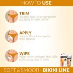everteen RADIANCE Bikini Line Hair Remover Creme with Charcoal, Kojic Acid and Vitamin C - 50 g - Image 4