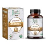 Just Jaivik Gokharu Tablets 750mg (90 Tablets) For Vitality, Immunity, Overall Health