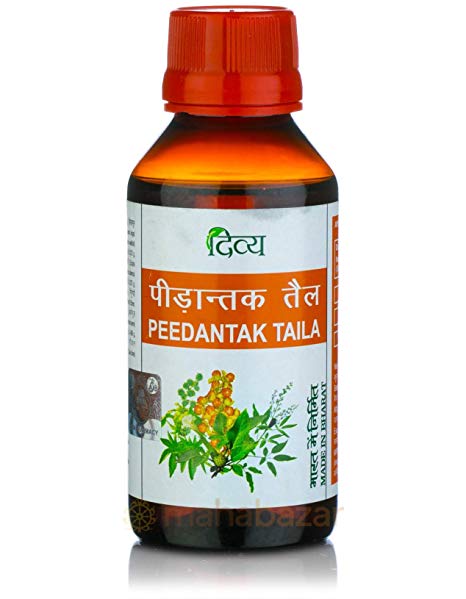 Patanjali Divya Peedantak Oil 100 ml, joint pains, back pain, knee pain, Cervical spondylitis, slip disc