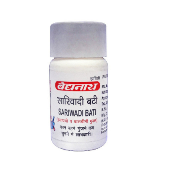 Baidyanath Sarivadi Vati (80tab) for hearing problems ear care