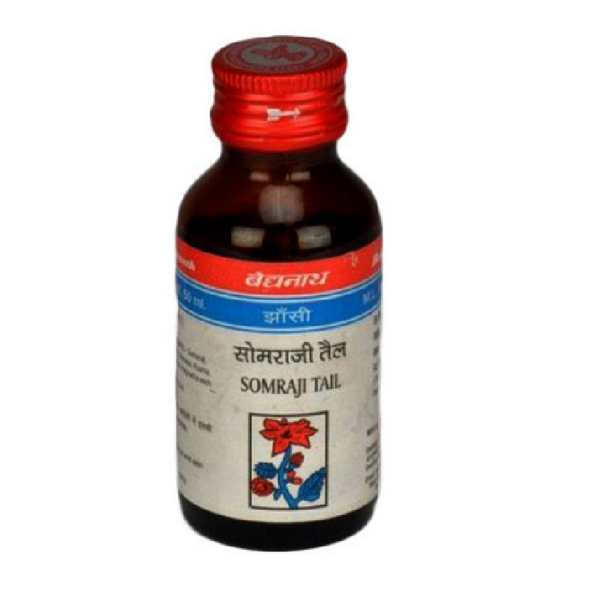 Baidyanath Somraji Tail (50ml) for Vitiligo, Pityriasis, Itching, Psoriasis, Ringworm infection