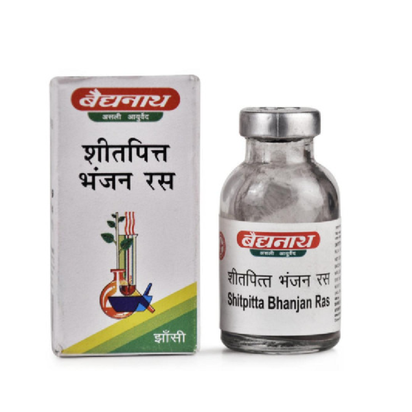 Baidyanath Sheetpitta Bhanjan Ras (10g) for swelling liver care