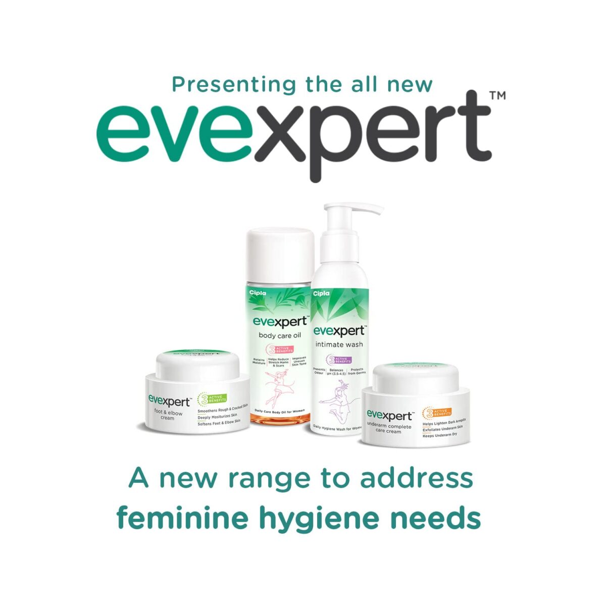 Cipla Evexpert Underarm Complete Care Cream 50g | Helps Lighten Dark Armpits | Keeps Underarm dry | Infused with goodness of Shea Butter, Vitamin E - Image 5