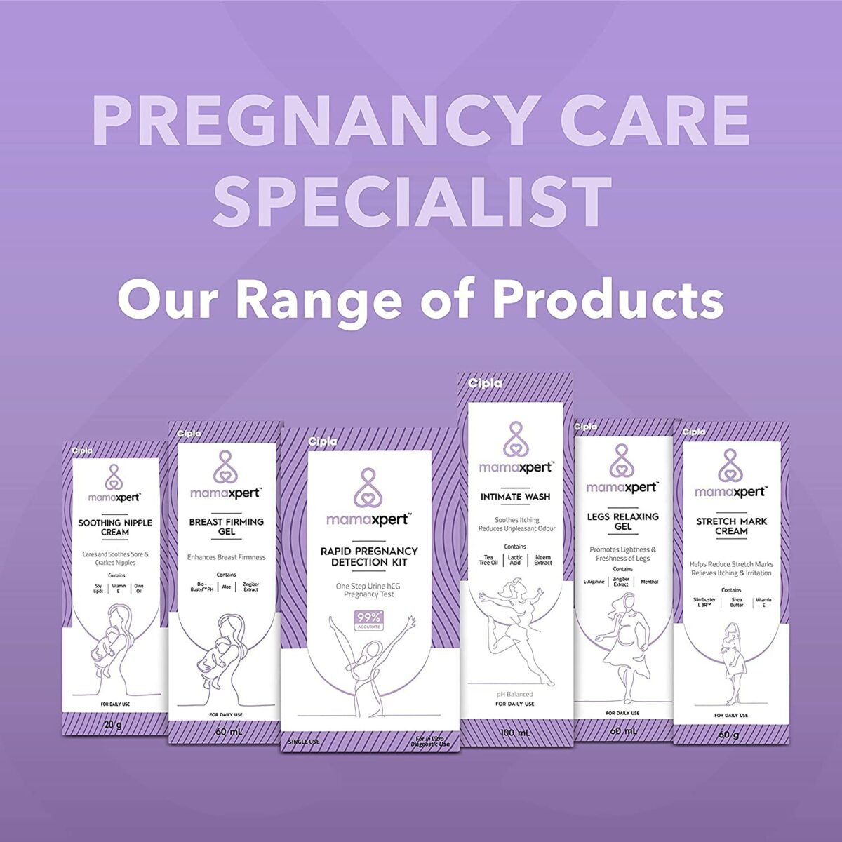 Cipla Mamaxpert Stretch Mark Cream to Reduce Stretch Marks And Scars, 60 gm - Image 4