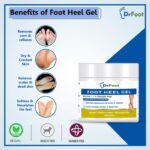 Dr Foot, Foot Heel Gel 20% Urea and 1% Salicylic Acid Moisturizes Callus Cracked Rough Dry Dead Skin and Corns Softens Thick Painful Nails - 100gm - Image 3