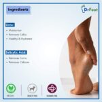 Dr Foot, Foot Heel Gel 20% Urea and 1% Salicylic Acid Moisturizes Callus Cracked Rough Dry Dead Skin and Corns Softens Thick Painful Nails - 100gm - Image 4