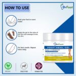 Dr Foot, Foot Heel Gel 20% Urea and 1% Salicylic Acid Moisturizes Callus Cracked Rough Dry Dead Skin and Corns Softens Thick Painful Nails - 100gm - Image 5