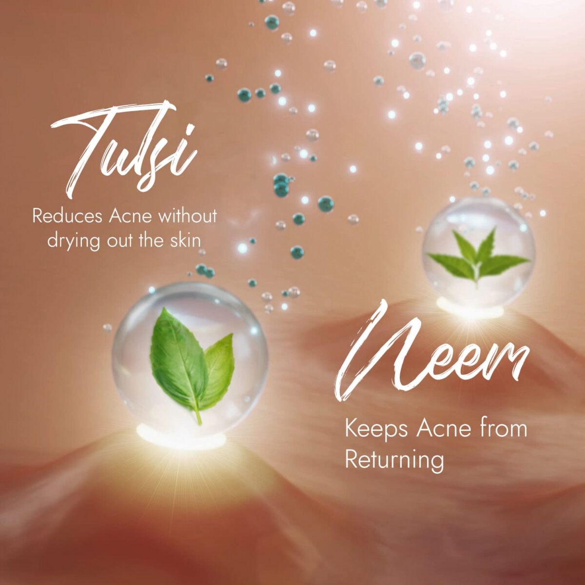 Kapiva Acne Control Tulsi Face Wash 100gm Reduces Active Acne & Scars - Image 5