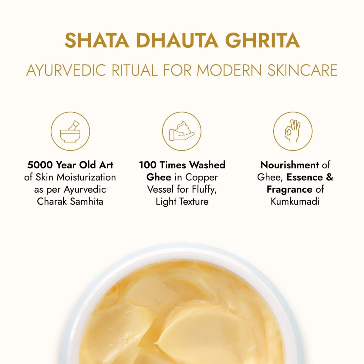Kapiva Ghee Kumkumadi Body Butter (200 g) for skin care - Image 7
